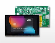 4,3 tums TFT med pekskärm